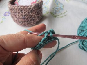 Double crochet step 2