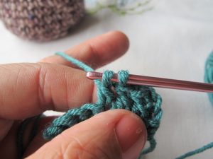 Step 4 in treble crochet