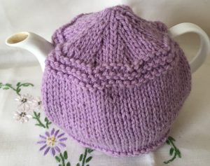 Simple one-cup teapot tea cosy
