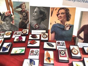 vintage woolen felt brooches from Marilyn's Creative Threads
