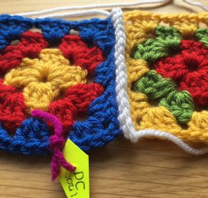double crochet join