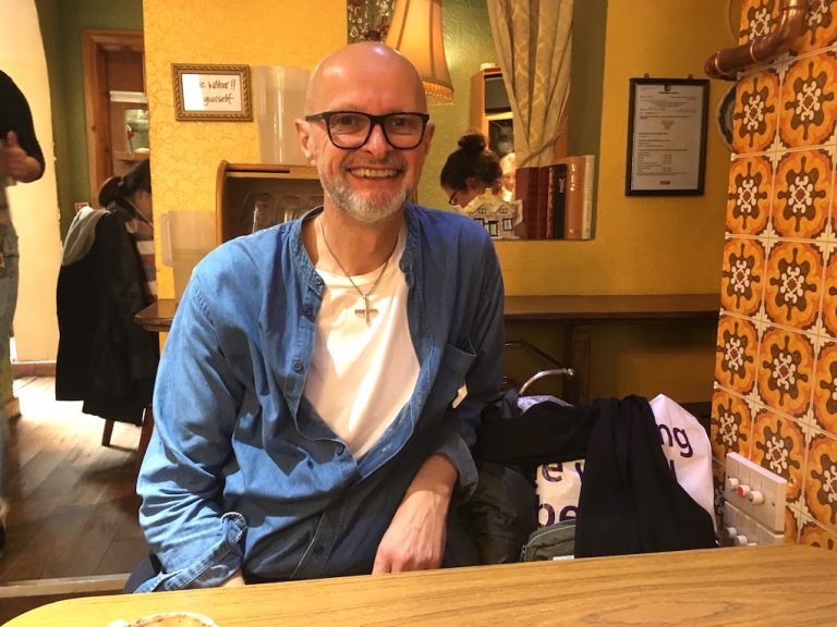 Martin Storey at Edith's Cafe in Crouch End