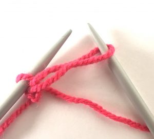 knit cast on step 5